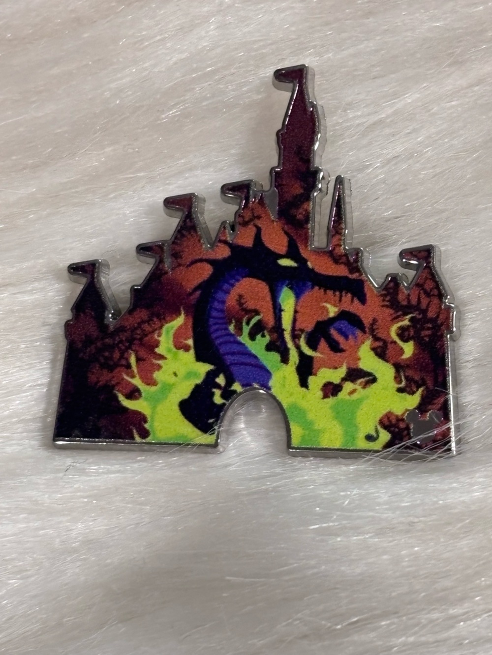 DLR Maleficent Dragon Castles Hidden Mickey 2025 Wave B Disney Pin